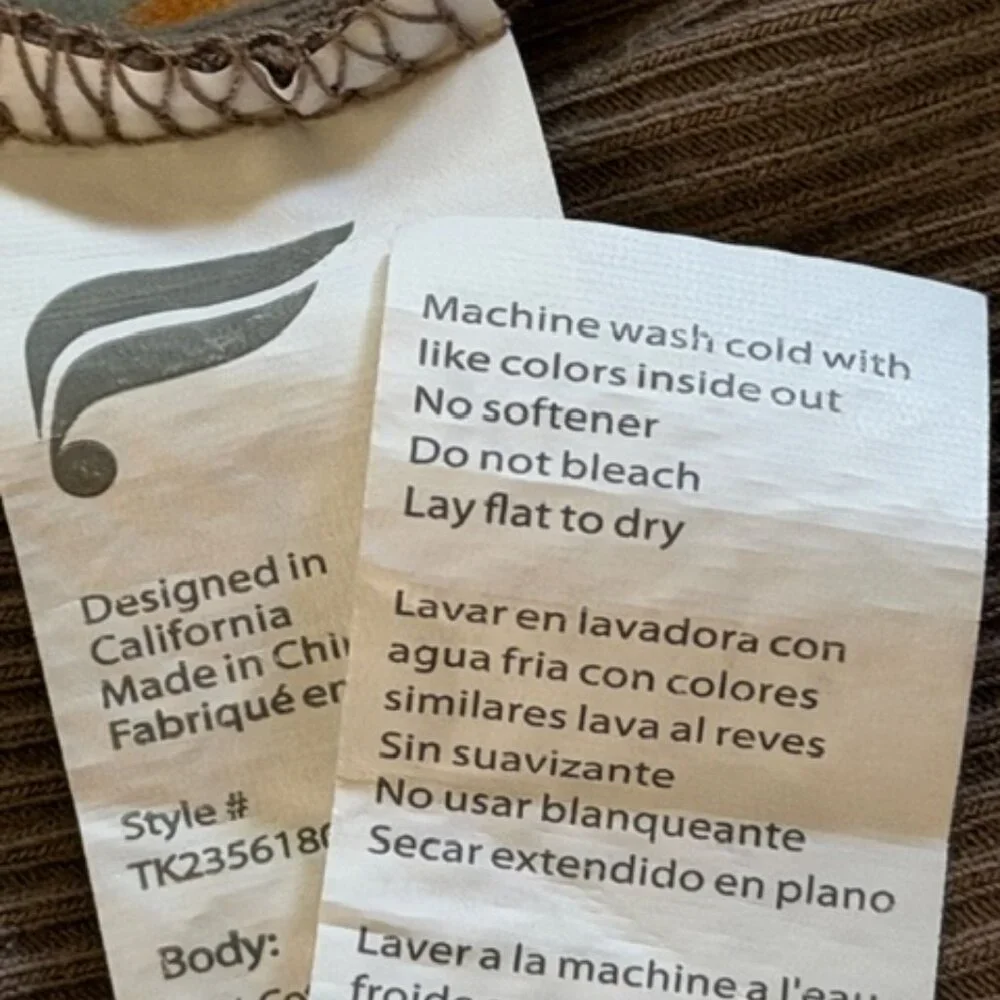 Fabletics High Neck Rib Built-In Bra Tank Desert Shadows Size Extra Large - Picture 11 of 11